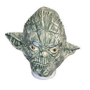 Rubie's Costumes #3477 Yoda 3/4 Vinyl Used Star Wars LFL Child's Halloween Mask